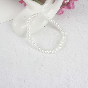 Wholesale New Hot Unisex Simple <b>Beads</b> <b>Bracelet</b> 4/6/8mm Imitation Pearl Plastic Resin Cute Ball Shape Customized Designs Smooth - Product Image 4
