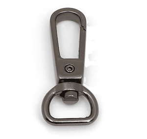 ตะขอเกี่ยวแบบหมุนได้ ชุบเคลือบ สำหรับพวงกุญแจและกระเป๋า - Product Image 1