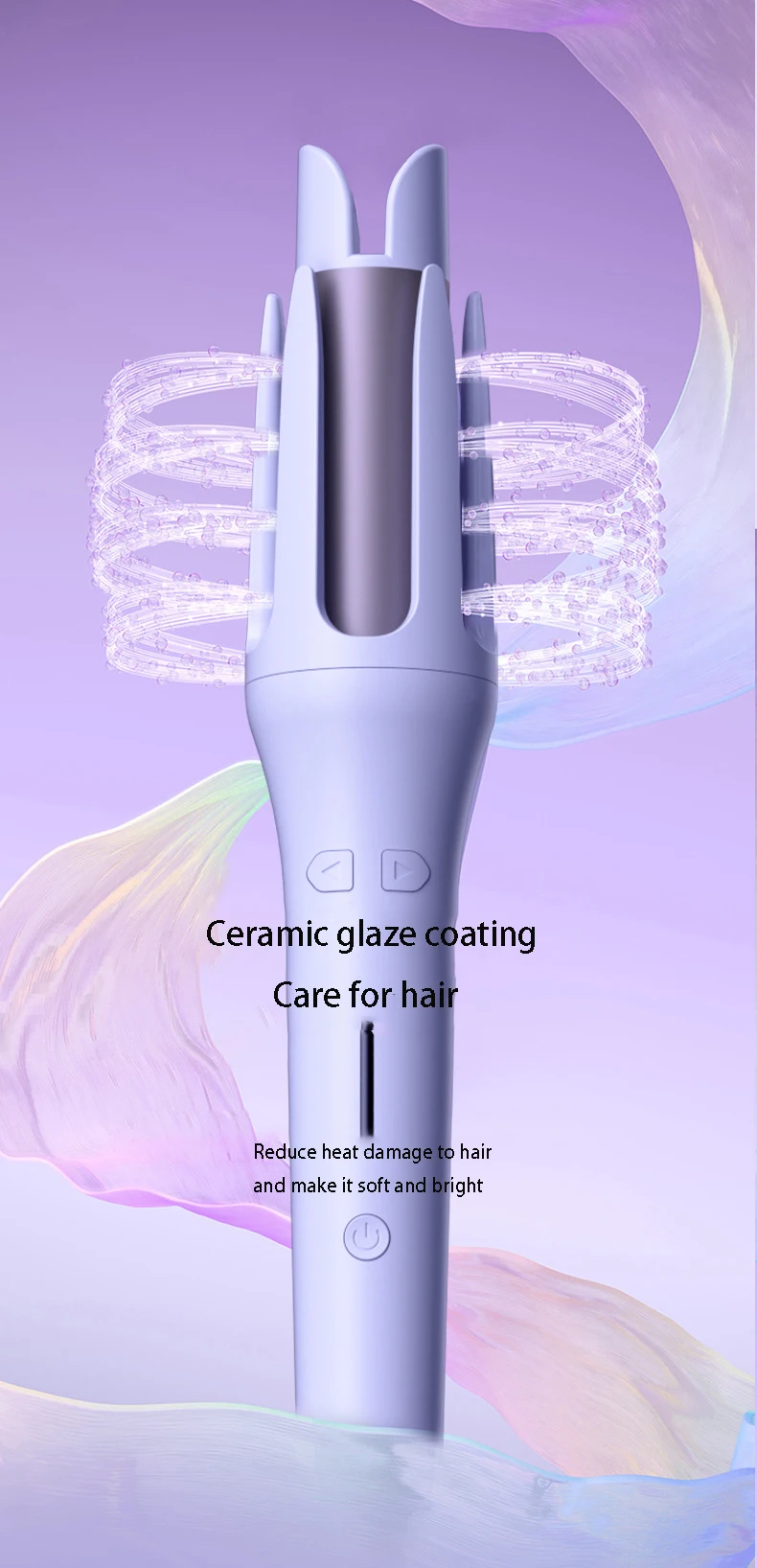 Palillo que se encrespa automático del rodillo no perjudicial del pelo del palillo de la onda del bigudí de pelo que se encrespa de la ión negativo eléctrica grande del bigudí