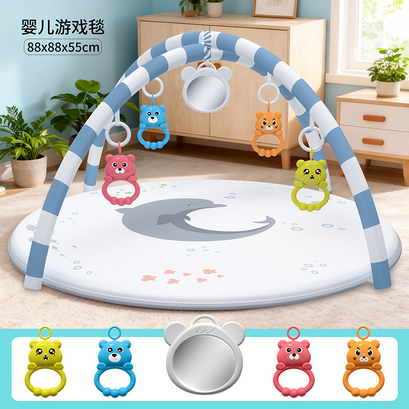 8721 whale baby blanket-english color box