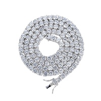 Chaîne cubaine Hip Hop en alliage plaqué or rhodié pour homme, collier ras-du-cou tennis serti de zircone, bijoux bling glacés, cadeau Europe Amérique