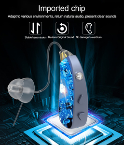 Aides auditives rechargeables avec <span class=keywords><strong>3</strong></span> niveaux de réduction du bruit et mémoire de volume pour les pertes auditives légères à sévères - Product Image 6