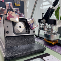 Nouveau Kit de Fabrication d'Aimants Carrés 50x50mm 2026, Presse Photo Manuelle Professionnelle en Métal 2x2 pouces avec 1000 Ensembles de Matériaux