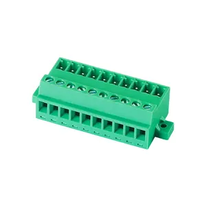 pluggable terminal block pitch 3.81mm panel mount terminal block 15EDGGB-3.81