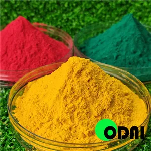 Manufacturer Wholesale Ral Colors Yellow Orange Color Epoxy Polyester Powder Coating Paint