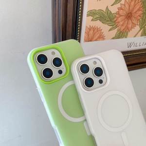 Funda Magnética Inalámbrica para Teléfono <span class=keywords><strong>iPhone</strong></span> 17, Color Macarrón, Accesorios para Teléfono, Gran Venta - Product Image 4