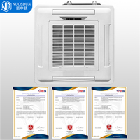 Climatiseur commercial à cassette de plafond avec unité de ventilation à effet de pièce (FCU)