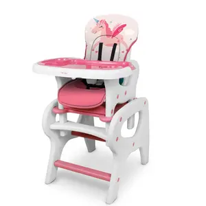 휴대용 아기 유아용 의자 접이식 수유 의자 식사 조절 가능한 등받이 및 높이