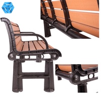 Banc extérieur urbain de jardin de rue pour la communauté publique et la publicité commerciale pour des secteurs de parc municipal