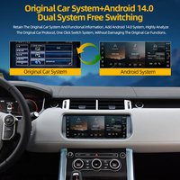 Pour Range Rover Sport 2014-2017, écran tactile Android 10,25 pouces, GPS intégré, CarPlay sans fil, navigation automatique DSP pendant 1 an