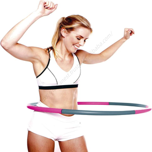 Aro de hula ajustable y desmontable de 8 secciones para ejercicios de pérdida de peso en casa para adultos - Product Image 3