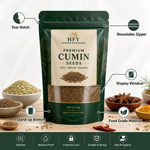 Bolsa de Embalaje Personalizada a Prueba de Olores para Condimentos, Bolsa Doypack con Cierre Hermético Personalizada para Almacenamiento de Especias, Té y Polvo - Product Image 4