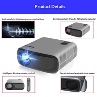 Projecteur intelligent A70 3D 1080P 7500 ANSI Lumens sans fil pour hôtel, bureau, maison