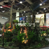 Exposition de musée grandeur nature Statue de dinosaure Décoration de jardin géante