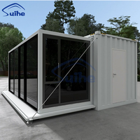 Chantier de construction mobile 20 pieds en acier préfabriqué Tony House Conteneur pliable extensible Maison préfabriquée