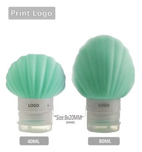 Silicone Travel Bottle for Cosmetics Squeeze Leakproof <b>Refillable</b> Silicone Toiletry Travel Accessories Bottles for Personal Care - Product Image 2