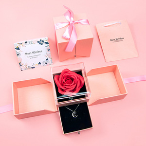 Hecho a mano <span class=keywords><strong>2022</strong></span> Día de San Valentín joyería caja de regalo preservado Rosa jabón Material Artificial flor <span class=keywords><strong>encantada</strong></span> boda regalo del Día de la madre - Product Image 4