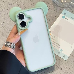 <span class=keywords><strong>Coque</strong></span> de téléphone transparente anti-chute avec motif oreilles de <span class=keywords><strong>Mickey</strong></span>, compacte et mignonne, compatible avec iPhone 17 16 15 14 Pro Max - Product Image 5