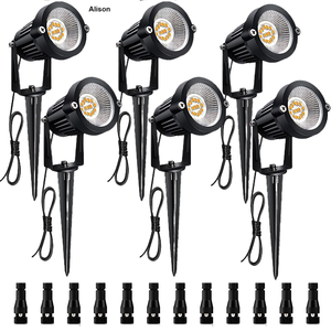 Luz de paisaje de bajo voltaje Aliso para árboles, jardines, patios y caminos, foco LED para exteriores IP65 impermeable 12V 24V - Product Image 1