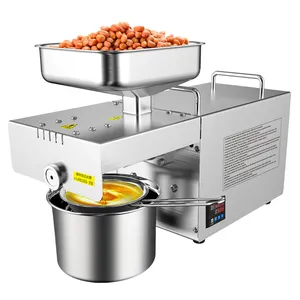 MJ 356T Mini Cold Oil Presser Small Home use Peanut Soybean Sesame Sunflower Coconut Screw Oil Press Machine