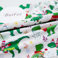 Pyjama de Noël pour tout-petit garçon, imprimé dinosaure, ensemble de vêtements de nuit pour enfants, manches longues, poignets côtelés, vêtements de détente doux pour enfants