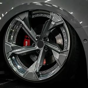 SAiLen Jantes en alliage coulé à cinq branches haute performance 2 pièces 18-22 pouces 5x150 PCD ET0 Finition noire M3/M4/M5 Mercedes Garantie 5 ans - Product Image 5