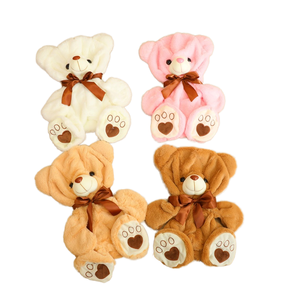 Orsetto di peluche con pelliccia sintetica, semilavorato, per abbracciare, con imbottitura in PP, ideale come regalo - Product Image 2