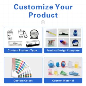 سلاسل مفاتيح مخصصة بالجملة مع سائل عائم ورمال متحركة، تصميم كرتوني مخصص داخل السائل - Product Image 5
