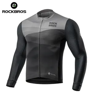 ROCKBROS ODM & OEM服务定制流行透气长袖男女骑行运动衫自行车服装骑行运动衫