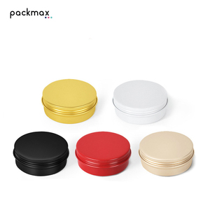 50ml 57*23mm Screw Thread Aluminum Empty Jar for Tea Nail Art Jewelry - Food Grade <b>Small</b> <b>Storage</b> Tin Wholesale - Product Image 6