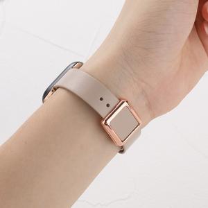 Bracelet de montre en cuir magnétique pour Apple Watch Series 10 9 42mm 46mm 41mm 45mm, bracelet en cuir souple avec fermoir métallique, ceinture de montre - Product Image 3