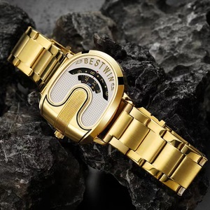 Reloj <span class=keywords><strong>ETTORE</strong></span> Lite de Diseño Único, Resistente al Agua 3ATM, Nuevo Reloj de Pulsera con Pantalla para Regalos, Montre Homme, OEM de Fábrica - Product Image 4