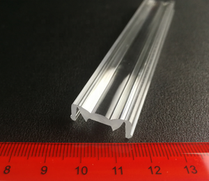 Chất Lượng Cao Đùn Craft Tuyến Tính <span class=keywords><strong>Acrylic</strong></span> LED Ánh Sáng Ống Kính Với Ống Kính Chùm Tia Góc Của 35 Độ - Product Image 2