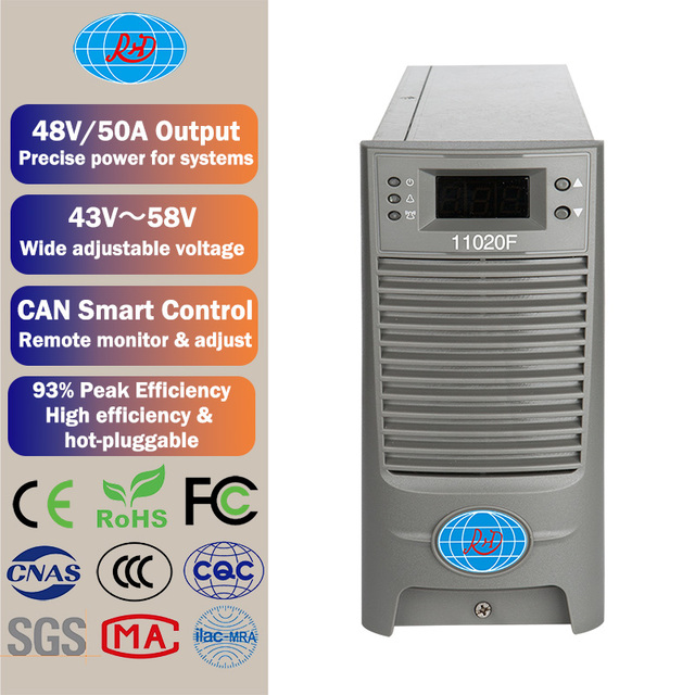RHT Intelligent 53.5VDC 50A Charging Rectifier Module with CAN/RS485 for Power Cabinet