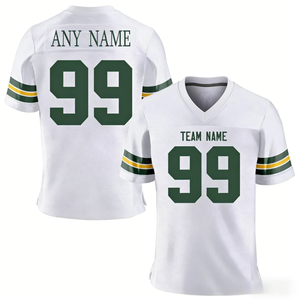 Maglia da Calcio Unisex OEM a <span class=keywords><strong>Maniche</strong></span> <span class=keywords><strong>Corte</strong></span>, Kit da Football Americano Traspirante, Stampato, Anti-umidità, Antibatterico, Taglie Grandi - Product Image 4