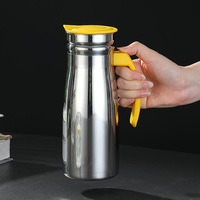 Bouilloire à sifflet de conservation de la chaleur en acier inoxydable 1L de grande capacité pour la maison et le restaurant pour le thé