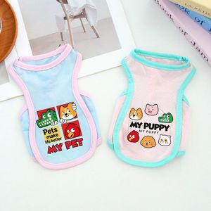 Chaleco para Mascotas con Diseño de Dibujos Animados, Fresco, Transpirable, Protección Solar, Ropa para Perros para Salidas de Verano - Product Image 4
