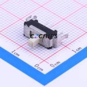 SSSS910800 Slide Switch Through hole Component (THT) Switch Single Pole Double Throw Rectangle Pin Header PC Pin 9.5mm - Product Image 1