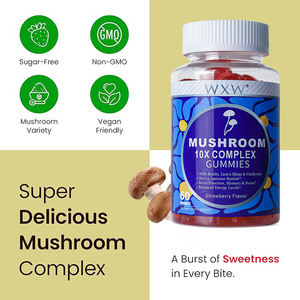 Meilleures ventes Gummies aux champignons Bonbons complémentaires pour stimuler le cerveau et la santé du cerveau - Product Image 2