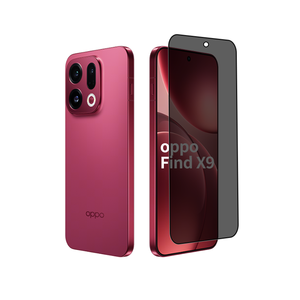 Protection d'écran en verre trempé personnalisée 9H 2.5D à couverture intégrale avec bord en soie, anti-rayures, confidentialité et anti-espionnage pour OPPO Find X9 Pro - Product Image 3