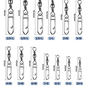 Nuova canna girevole testa rotonda veloce otto <span class=keywords><strong>Loop</strong></span> connettore esca da pesca per pesci giganti accessori all'ingrosso attrezzatura da pesca - Product Image 4