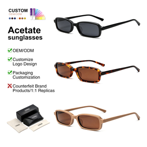 <span class=keywords><strong>Gafas</strong></span> <span class=keywords><strong>de</strong></span> <span class=keywords><strong>Sol</strong></span> Rectangulares Estrechas Polarizadas <span class=keywords><strong>de</strong></span> Acetato OEM al <span class=keywords><strong>por</strong></span> Mayor, UV400, Redondeadas, Retro, Delgadas, Clásicas, Unisex - Product Image 1