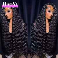 Perruques Lace Frontal en Cheveux Humains Malaisiens, Modèle Hai, les plus vendues, avec Dentelle HD 13x4, Cheveux Bouclés, Vente en Gros