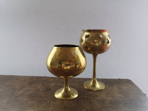สวีเดนVINTAGEทองเหลืองเชิงเทียนสไตล์ใหม่Goblet Designแฟนซีเชิงเทียนขายดีราคาโรงงานเทียนขาตั้ง - Product Image 2