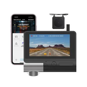 Grosir Pabrik taksi 4G Mobil Dvr Dual 1080P Dash Cam dengan Wifi GPS fungsi Sim mobil kamera cermin