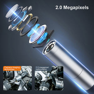 Endoscopes à direction articulée portables en gros Caméra d'<span class=keywords><strong>inspection</strong></span> de <span class=keywords><strong>piscine</strong></span> semi-rigide IP67 5 pouces 6mm 1m pour conduite d'eau - Product Image 4