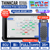 MUCAR 892BT PRO Herramienta de Diagnóstico Automotriz con IA de Sistema Completo, Escáner OBD2, Codificación ECU, Mapa de Topología, J2534, DOIP, CANFD