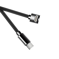 Cantell 60W PD 90 Degrés Plug 3A Double Coude Type c à Type C Câble de Données de Charge Rapide