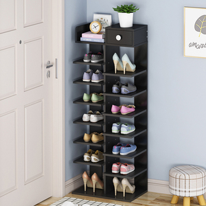 Estantes de zapateros blancos inteligentes, armarios, <span class=keywords><strong>muebles</strong></span>, puertas modernas de madera - Product Image 4