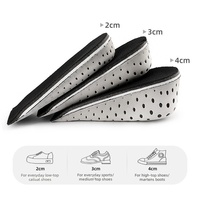 Semelles rehausseuses EVA multi-tailles pour talon et entière semelle, 2cm 3cm 4cm, respirantes et amortissantes, pour hommes et femmes, pour chaussures de tous les jours